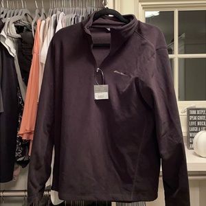 Black Quarter Zip Sweater